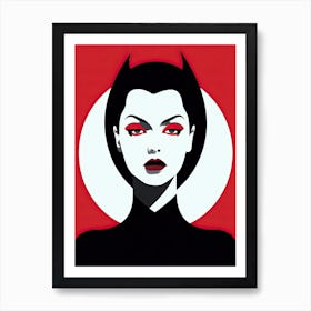 Vampire pop art 4 Art Work Art Print