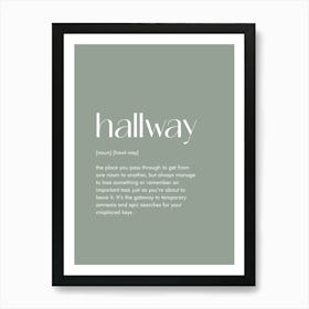 Hallway Definition Prints 02 Affiche