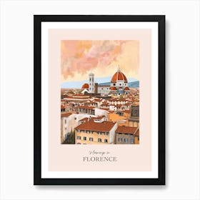 Mornings In Florence Rooftops Morning Skyline 4 Poster