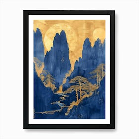 Chinese Landscape 17 Art Print