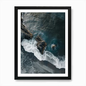 Aerial View Of Iceland Art Print