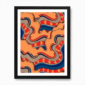 Waves Of The Ocean Art Print