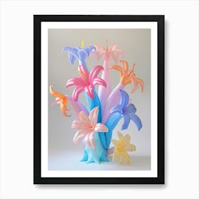 Dreamy Inflatable Flowers Lily 1 Art Print