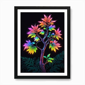 Rainbow Tree 3 Art Print