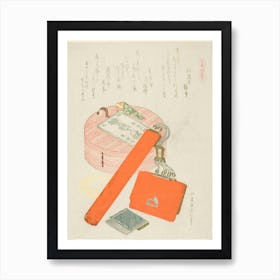 Farewell Gift For The Horse, Katsushika Hokusai Art Print