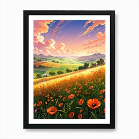 Poppies Art Print