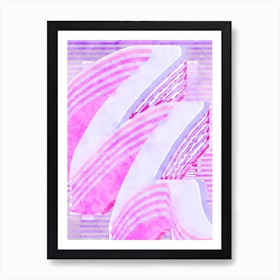 Grape Swish Art Print