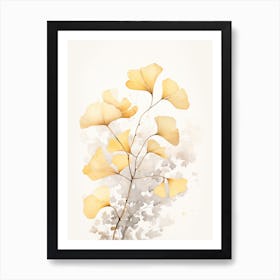 Ginkgo Leaves 2 Art Print