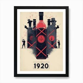 Aihrgdesign A Vintage Poster Symbolizing The Beginning Of Pro 13ae1d4f Bb83 4921 A023 A68f0bfcc972 0 Art Print