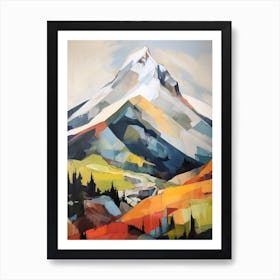 Mount Fairweather Usa 2 Mountain Painting Art Print