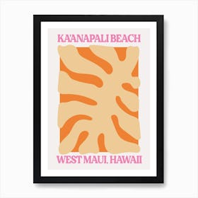 Maui Beach Hawaii Art Print