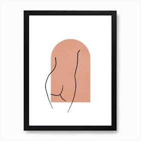 Terracotta Nude Figure 1 Art Print