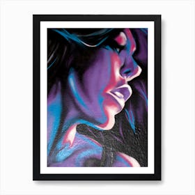 Woman'S Face Art Print