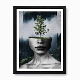 Tree Lady Art Print