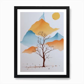 Autumn Tree Art Print