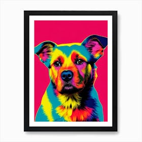 Puli Andy Warhol Style Dog Art Print