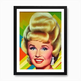 Debbie Reynolds Colourful Pop Movies Art Movies Art Print