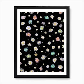 Pastel Daisies Art Print