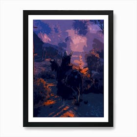 The Witcher 8 Art Print