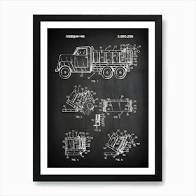 Dump Truck Patent Construction Truck Decor Dump Truck Poster Dump Truck Patent Art Dump Truck Blueprint Boys Room Decor Cc2881 Art Print