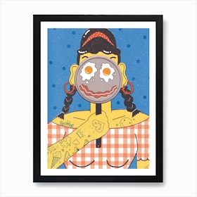 Eggs and bacon Art Print