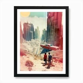 Vintage Vacations. The Grand Canyon of Arisona Art Print