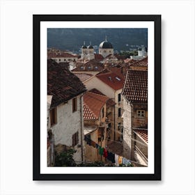 Old Town Of Kotor Art Print