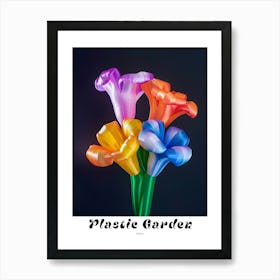 Bright Inflatable Flowers Poster Freesia 2 Art Print