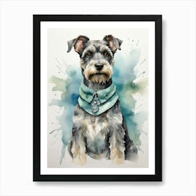 Schnauzer Art Print