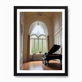 Grand Piano In A Room 1 Art Print