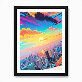 Skylines Art Print