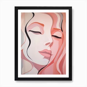 Face Of A Woman 1 Art Print