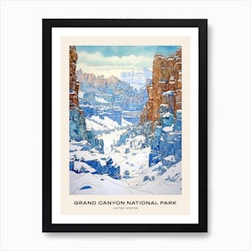 Grand Canyon National Park United States 3 Poster Art Print