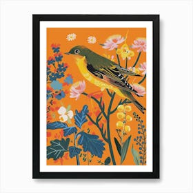 Spring Birds Chimney Swift 4 Art Print