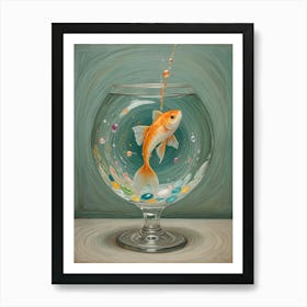 Goldfish In A Bowl Poster