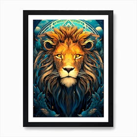 Lion Art Art Print