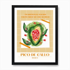 Pico De Gallo Mexico Foods Of The World Art Print