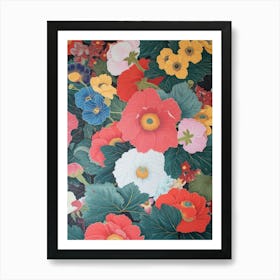 Great Japan  Hokusai Botanical Japanese 11 Art Print