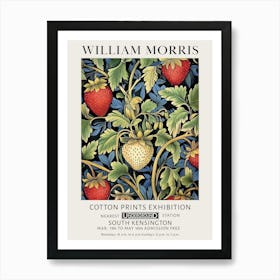 William Morris Strawberries Vintage Exhibition Art Print