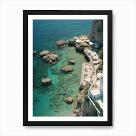 Marina, Capri, Summer Vintage Photography Art Print