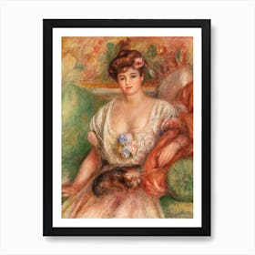 Portrait Of Misia Sert (1907), Pierre Auguste Renoir Art Print