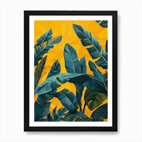 Banana Leaves 2 Art Print