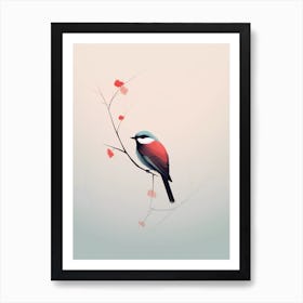 Bird On A Branch Art Print