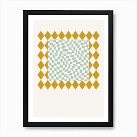 Pattern Clash Poster 2 Art Print