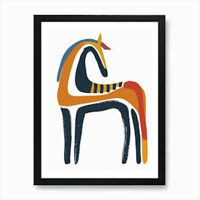 Swedish Horse Art Print