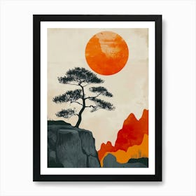 Asian Landscape Canvas Print Art Print