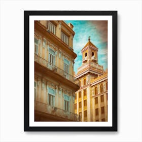 Bacardi Building Havana Art Print