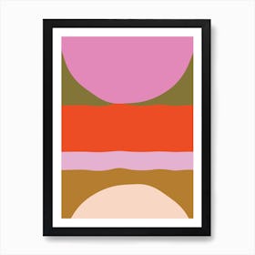 Abstract Boho in Soho III Art Print