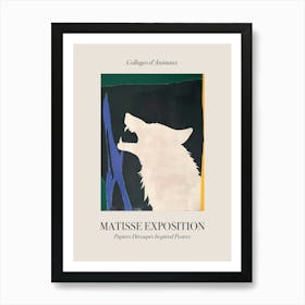 Wolf 4 Matisse Inspired Exposition Animals Poster Art Print