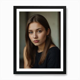 Portrait Of A Young Woman 21 Art Print